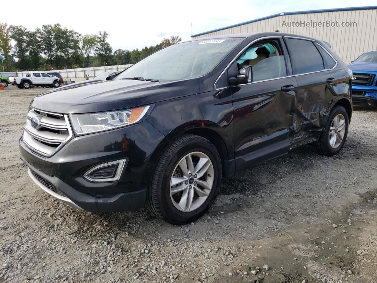 2016 Ford Edge Sel Black vin: 2FMPK3J8XGBC49487