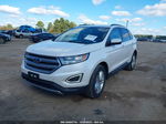 2017 Ford Edge Sel White vin: 2FMPK3J8XHBC15714