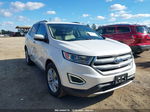 2017 Ford Edge Sel White vin: 2FMPK3J8XHBC15714