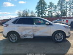 2017 Ford Edge Sel White vin: 2FMPK3J8XHBC15714