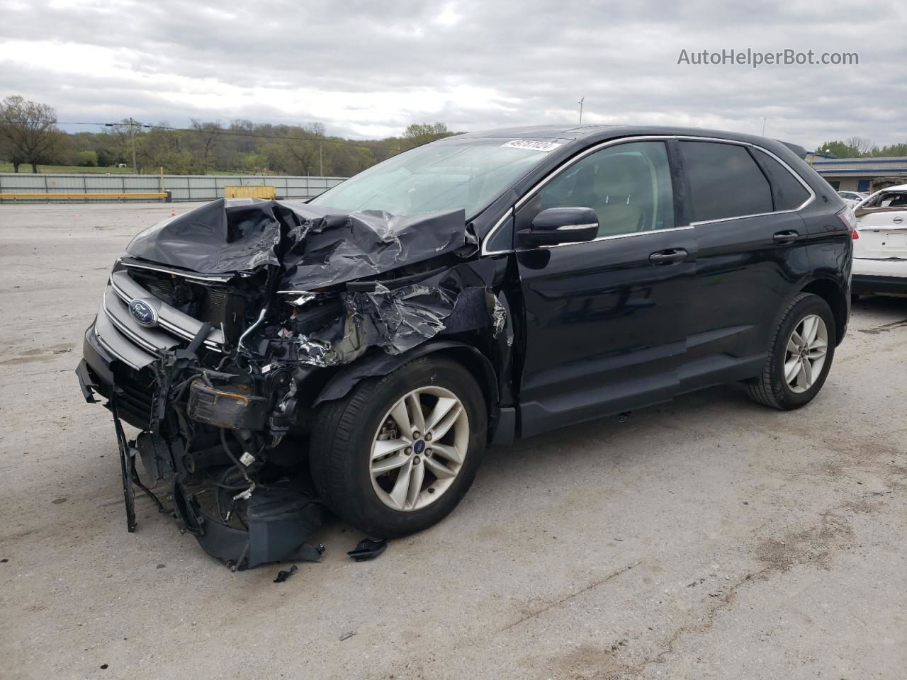 2016 Ford Edge Sel Black vin: 2FMPK3J90GBB13202