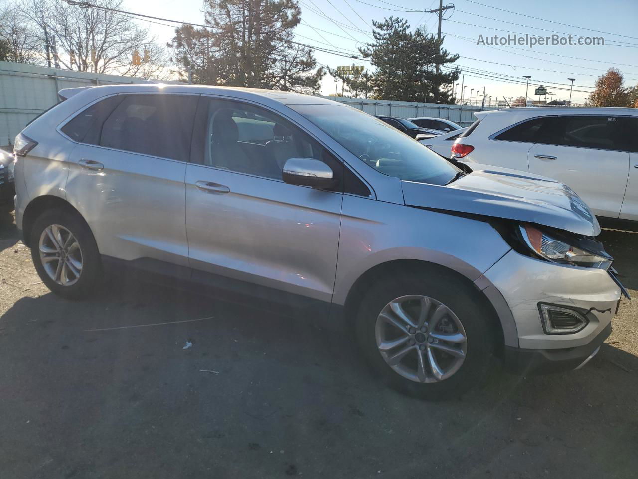 2016 Ford Edge Sel Серебряный vin: 2FMPK3J90GBB87574