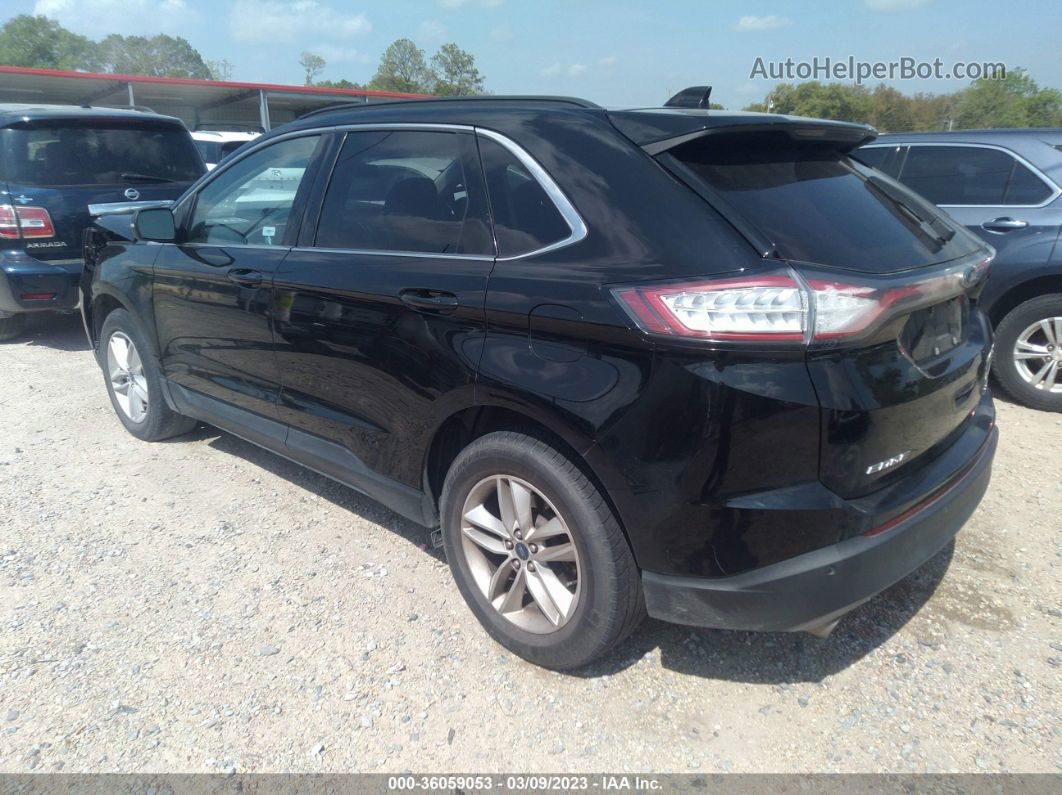 2016 Ford Edge Sel Черный vin: 2FMPK3J90GBC40077