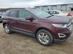 2017 Ford Edge Sel Burgundy vin: 2FMPK3J90HBB86877