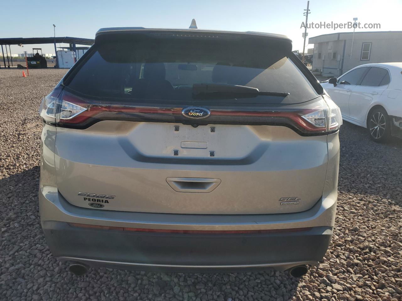 2017 Ford Edge Sel Золотой vin: 2FMPK3J90HBC68950