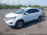 2018 Ford Edge Sel White vin: 2FMPK3J90JBB19332