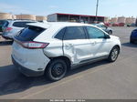 2018 Ford Edge Sel White vin: 2FMPK3J90JBB19332