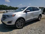 2018 Ford Edge Sel Silver vin: 2FMPK3J90JBC52317