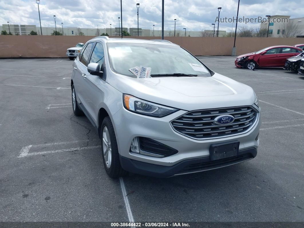 2019 Ford Edge Sel Silver vin: 2FMPK3J90KBC63206