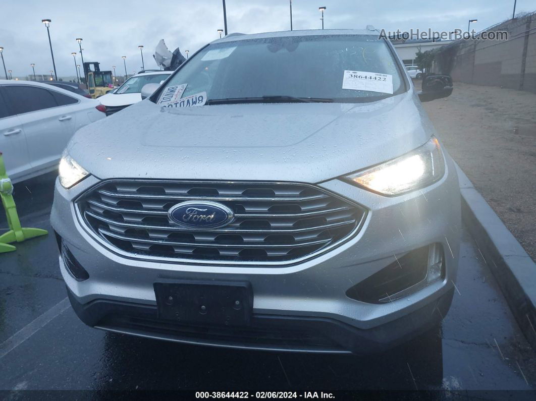 2019 Ford Edge Sel Silver vin: 2FMPK3J90KBC63206