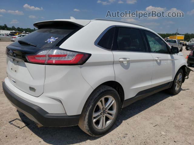 2020 Ford Edge Sel White vin: 2FMPK3J90LBA26703