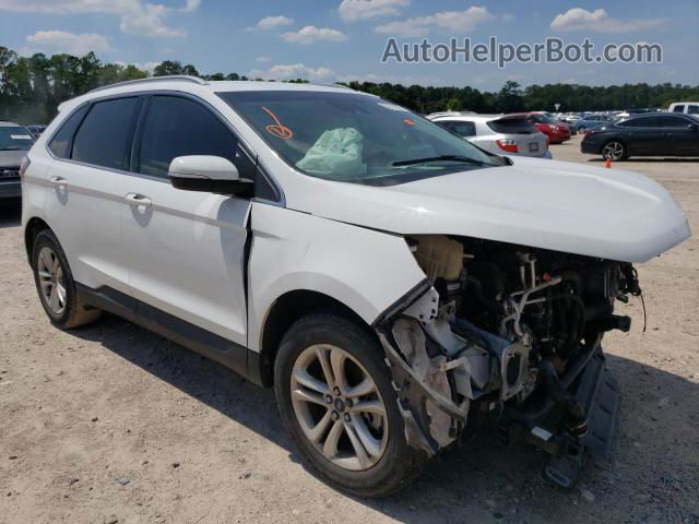 2020 Ford Edge Sel White vin: 2FMPK3J90LBA26703