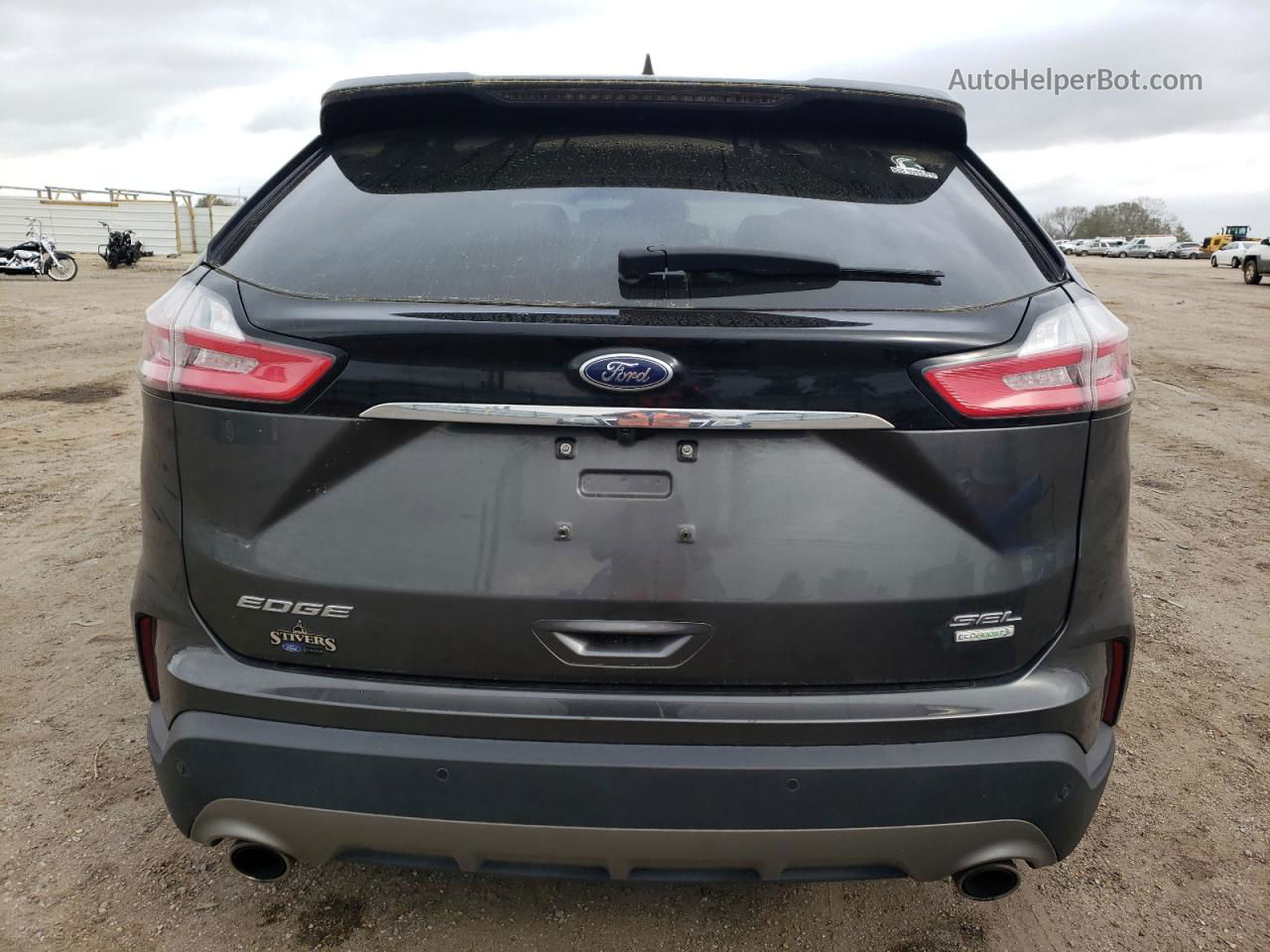 2020 Ford Edge Sel Gray vin: 2FMPK3J90LBA73035