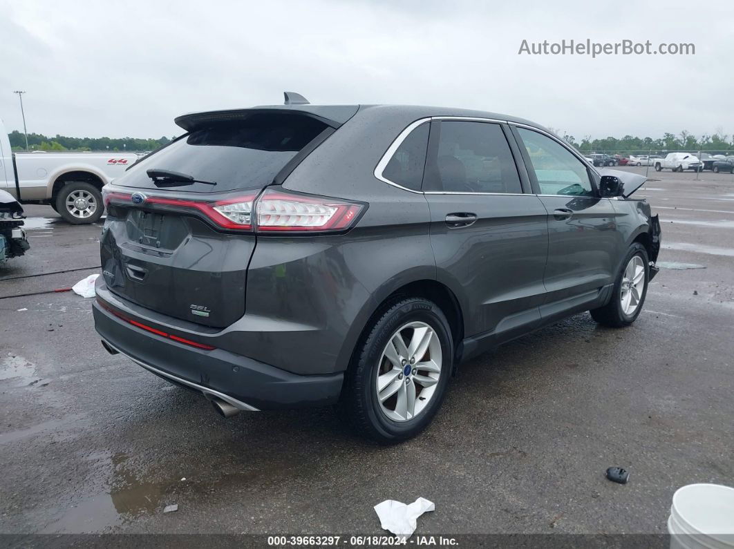 2016 Ford Edge Sel Gray vin: 2FMPK3J91GBB25696