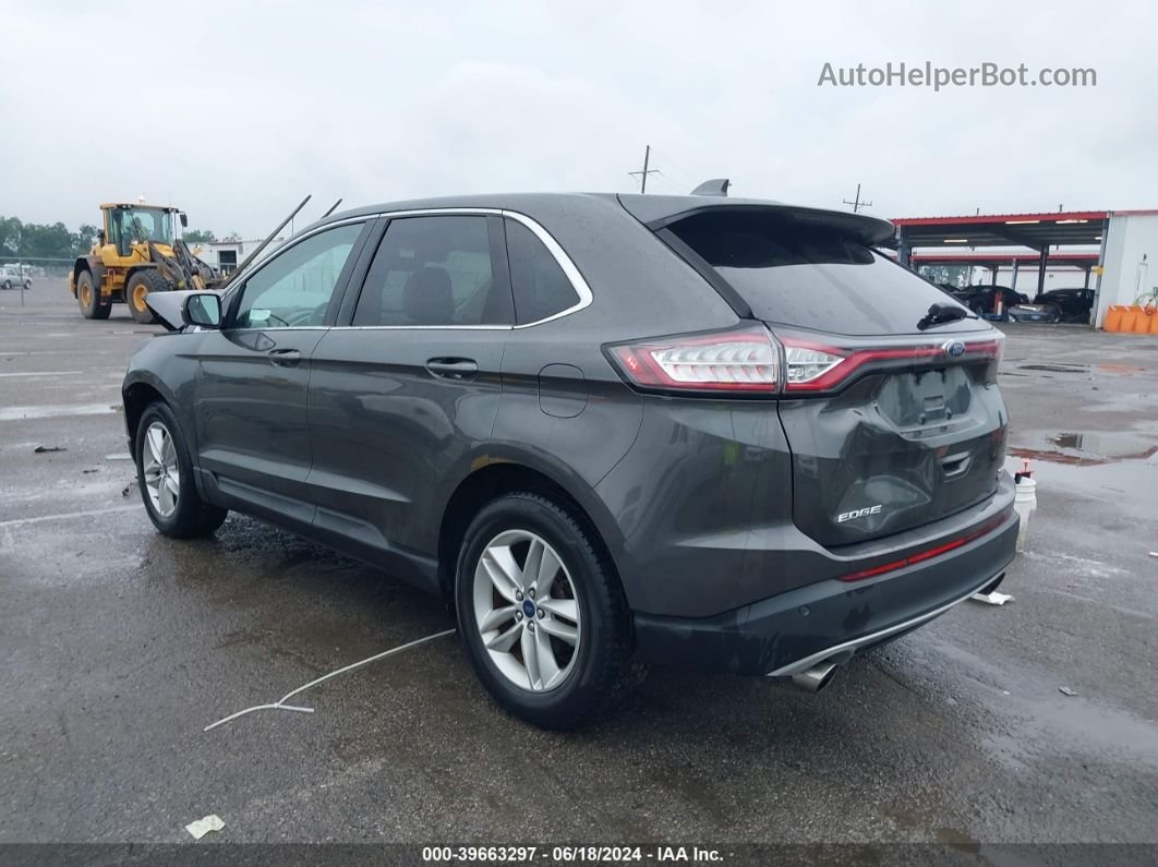 2016 Ford Edge Sel Серый vin: 2FMPK3J91GBB25696