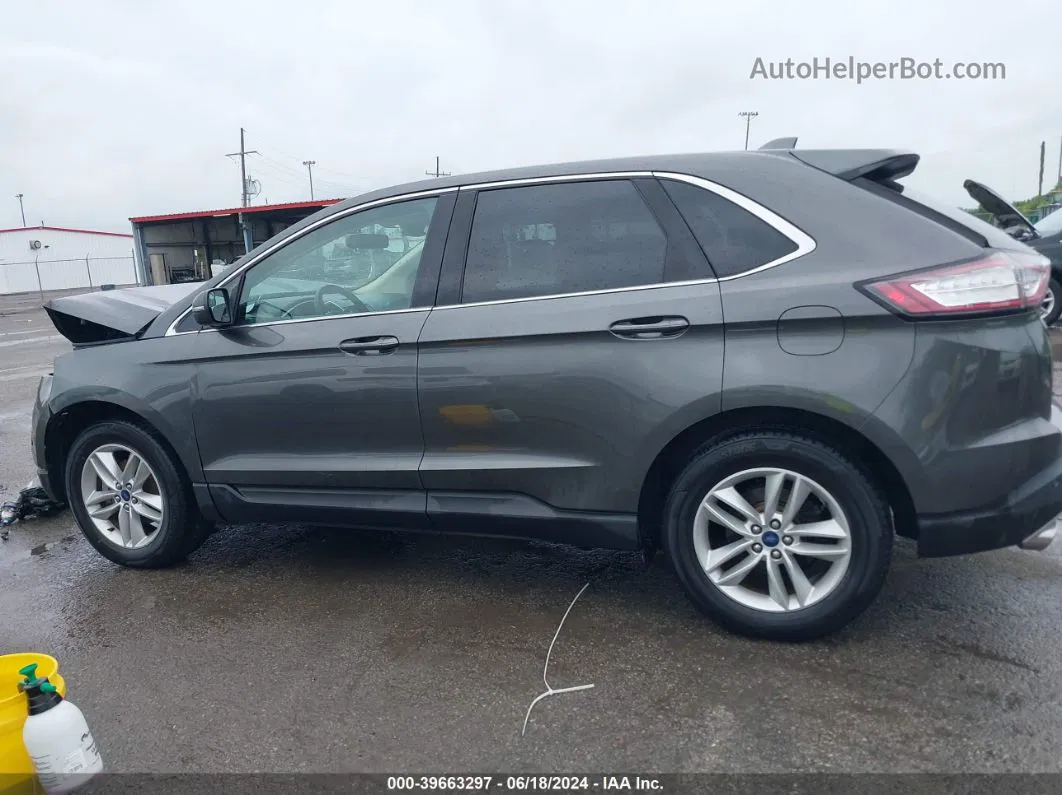 2016 Ford Edge Sel Серый vin: 2FMPK3J91GBB25696