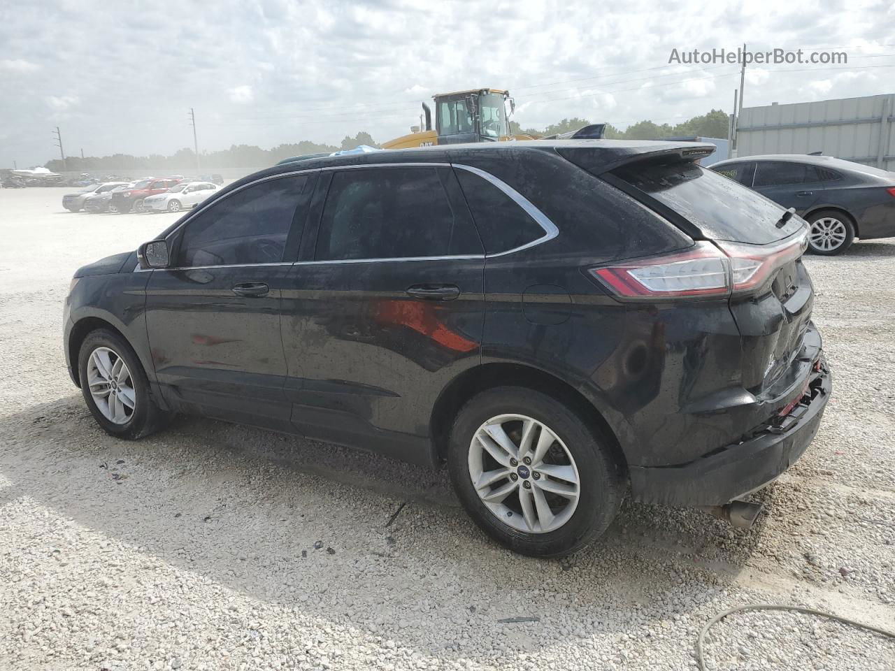 2016 Ford Edge Sel Черный vin: 2FMPK3J91GBC18086