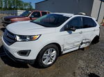 2016 Ford Edge Sel White vin: 2FMPK3J91GBC62959