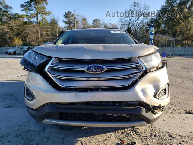 2017 Ford Edge Sel Gold vin: 2FMPK3J91HBB25358