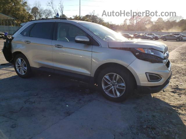 2017 Ford Edge Sel Gold vin: 2FMPK3J91HBB25358