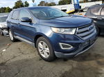 2017 Ford Edge Sel Синий vin: 2FMPK3J91HBC22396