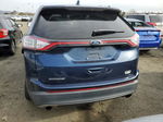 2017 Ford Edge Sel Синий vin: 2FMPK3J91HBC22396