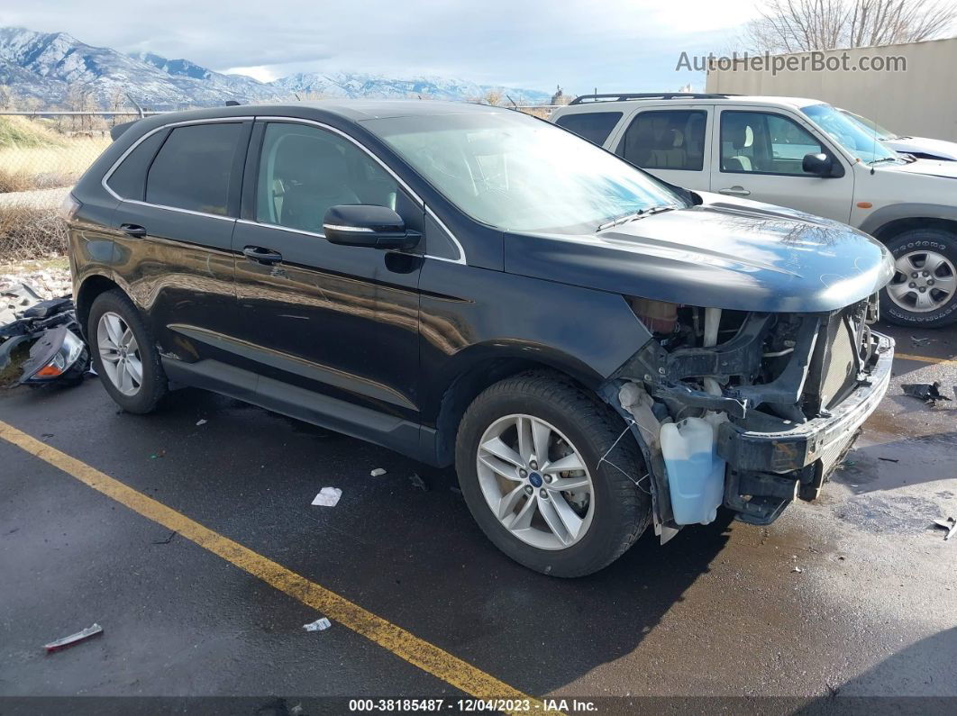 2017 Ford Edge Sel Black vin: 2FMPK3J91HBC22401