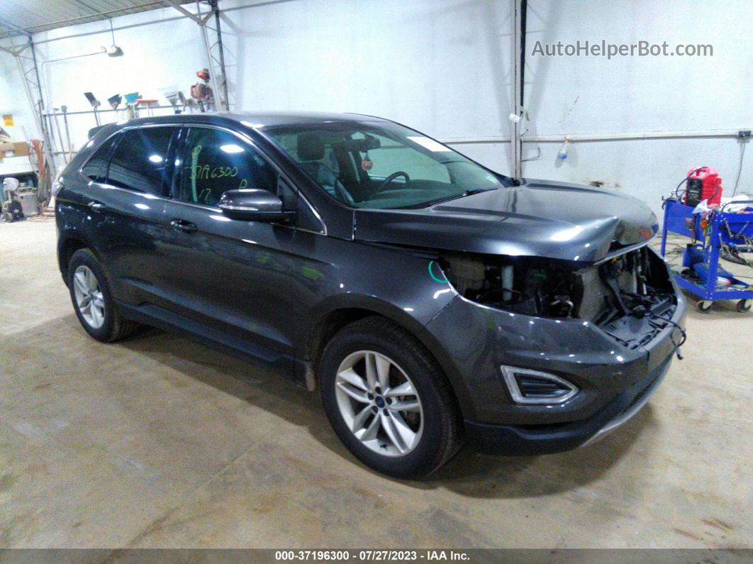 2017 Ford Edge Sel Серый vin: 2FMPK3J91HBC28246