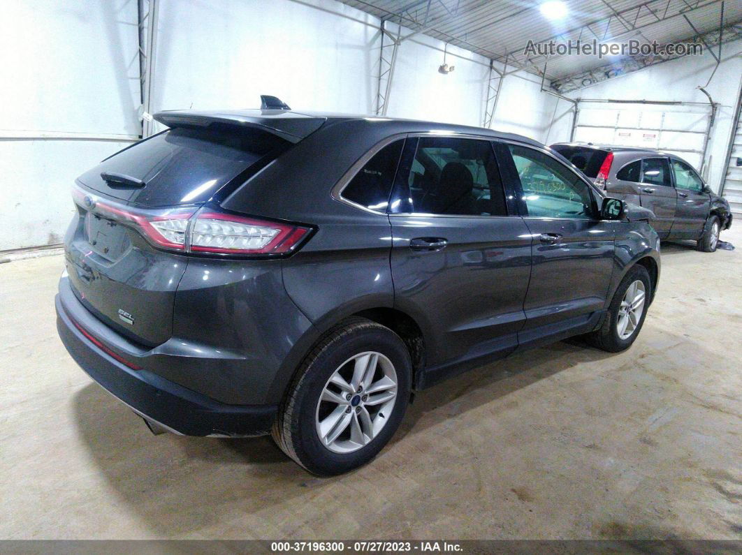 2017 Ford Edge Sel Серый vin: 2FMPK3J91HBC28246