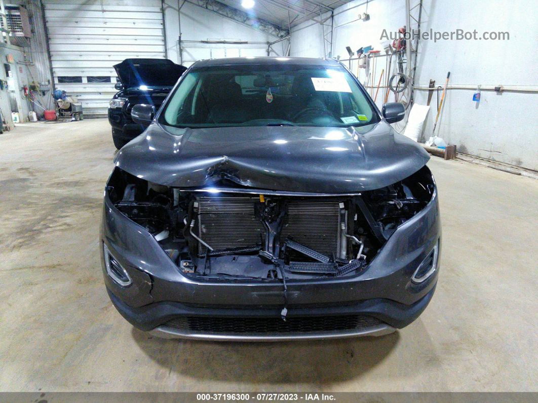 2017 Ford Edge Sel Серый vin: 2FMPK3J91HBC28246