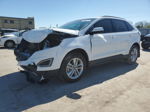 2017 Ford Edge Sel White vin: 2FMPK3J91HBC36217