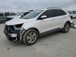 2017 Ford Edge Sel White vin: 2FMPK3J91HBC44706