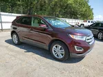 2018 Ford Edge Sel Burgundy vin: 2FMPK3J91JBB84724