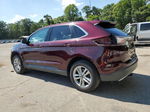 2018 Ford Edge Sel Burgundy vin: 2FMPK3J91JBB84724