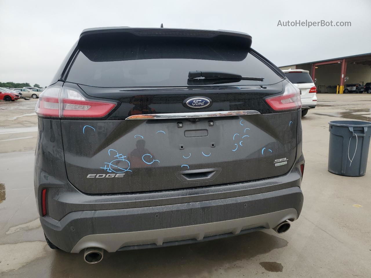 2019 Ford Edge Sel Charcoal vin: 2FMPK3J91KBC19618