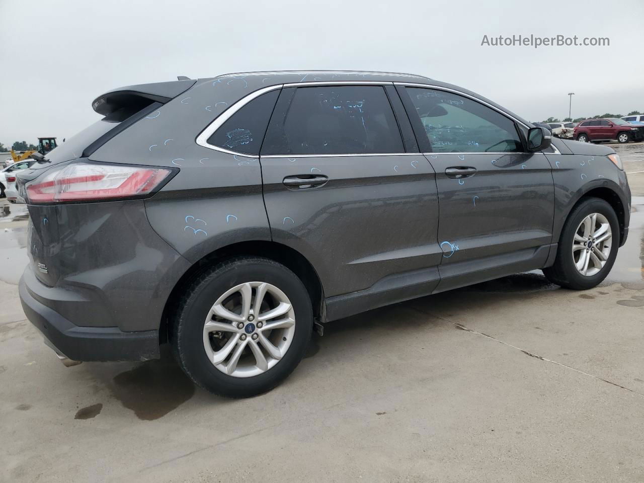 2019 Ford Edge Sel Charcoal vin: 2FMPK3J91KBC19618