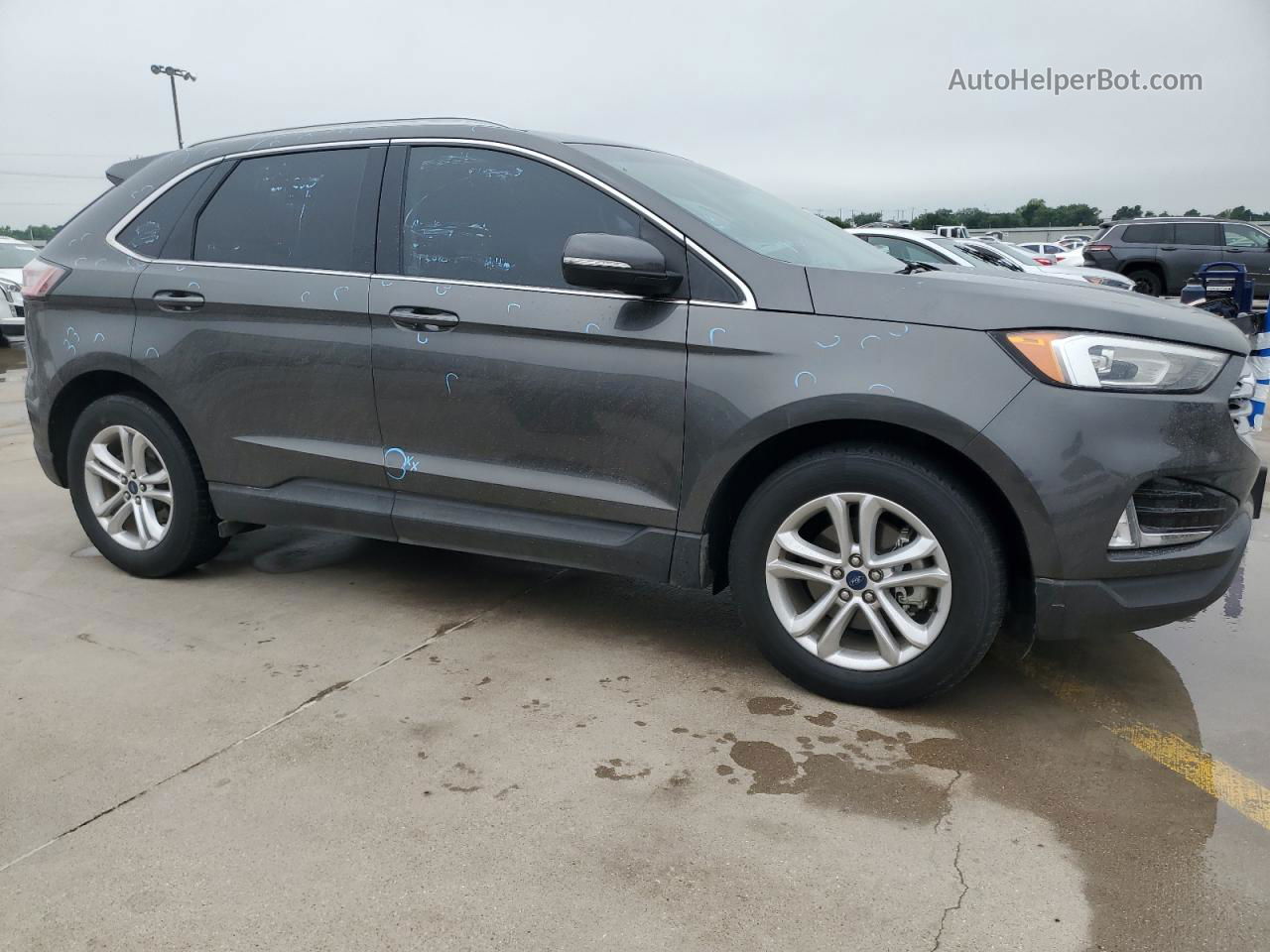 2019 Ford Edge Sel Charcoal vin: 2FMPK3J91KBC19618