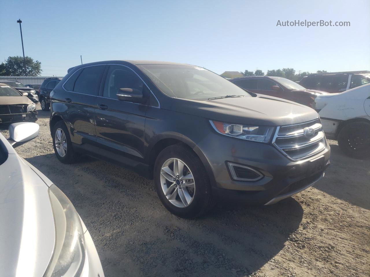 2016 Ford Edge Sel Угольный vin: 2FMPK3J92GBB73451