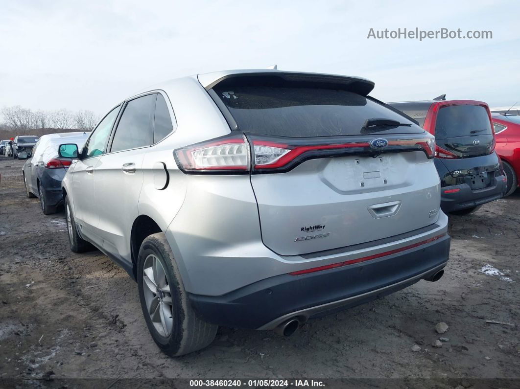 2016 Ford Edge Sel Gray vin: 2FMPK3J92GBC31719