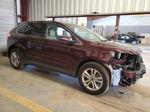 2017 Ford Edge Sel Burgundy vin: 2FMPK3J92HBB40788