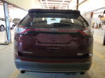 2017 Ford Edge Sel Burgundy vin: 2FMPK3J92HBB40788