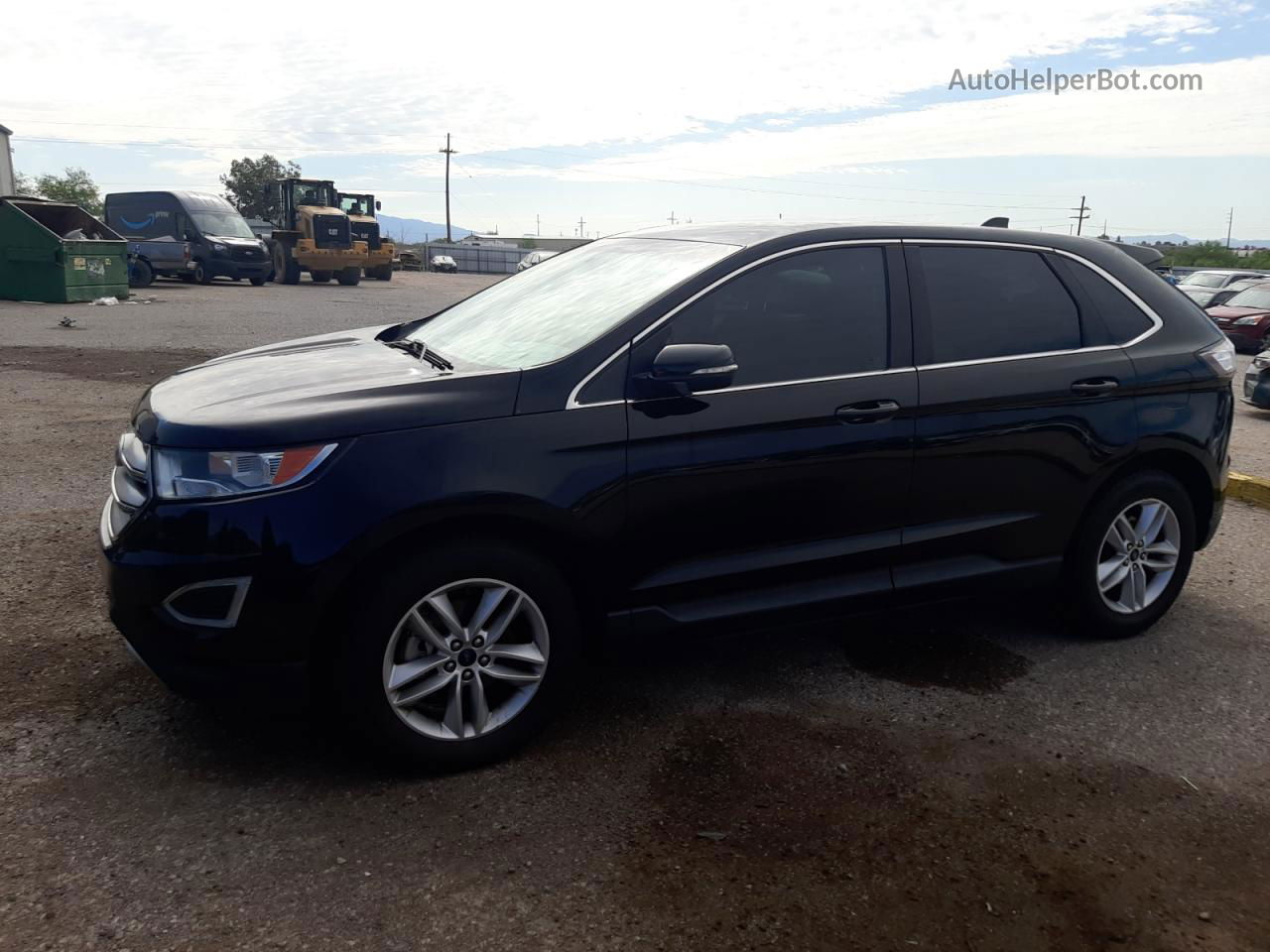 2017 Ford Edge Sel Black vin: 2FMPK3J92HBB58689