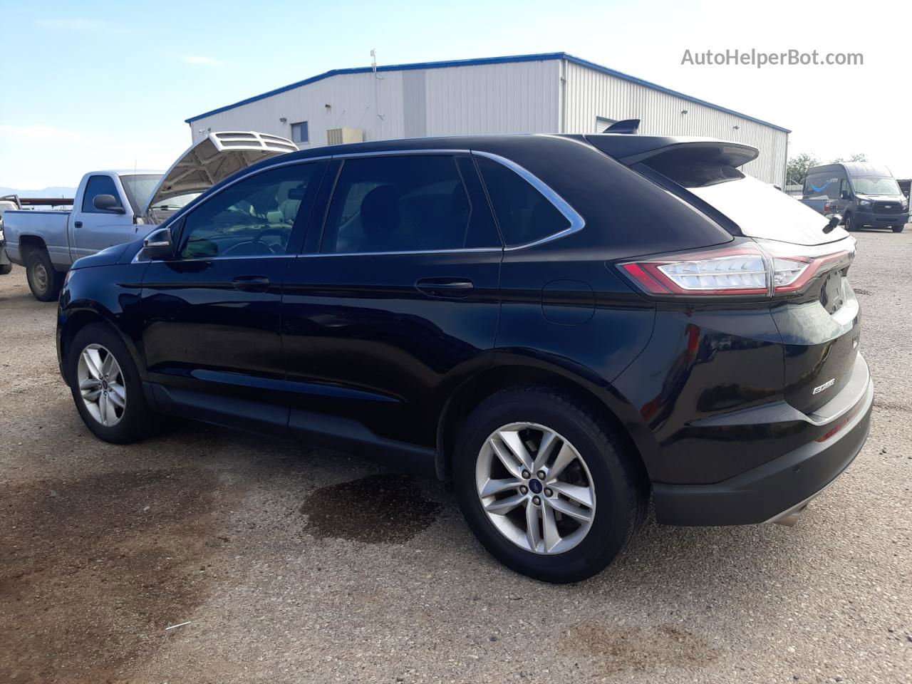 2017 Ford Edge Sel Black vin: 2FMPK3J92HBB58689