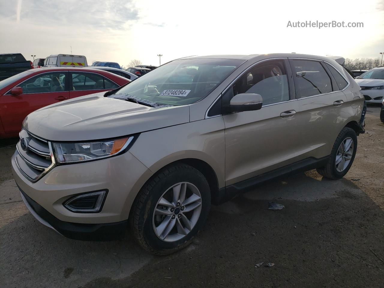 2017 Ford Edge Sel Tan vin: 2FMPK3J92HBB93703