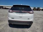 2017 Ford Edge Sel White vin: 2FMPK3J92HBC28112