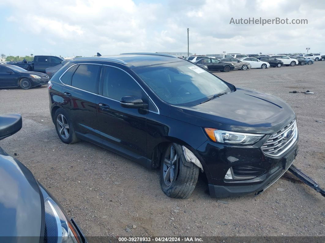 2019 Ford Edge Sel Black vin: 2FMPK3J92KBB75600