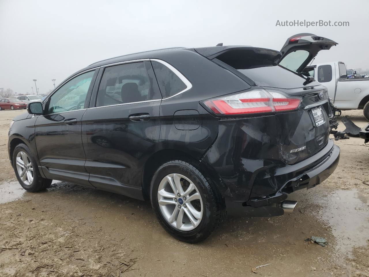 2020 Ford Edge Sel Черный vin: 2FMPK3J92LBA28503