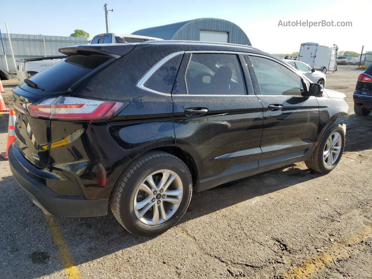 2020 Ford Edge Sel Black vin: 2FMPK3J92LBA29487