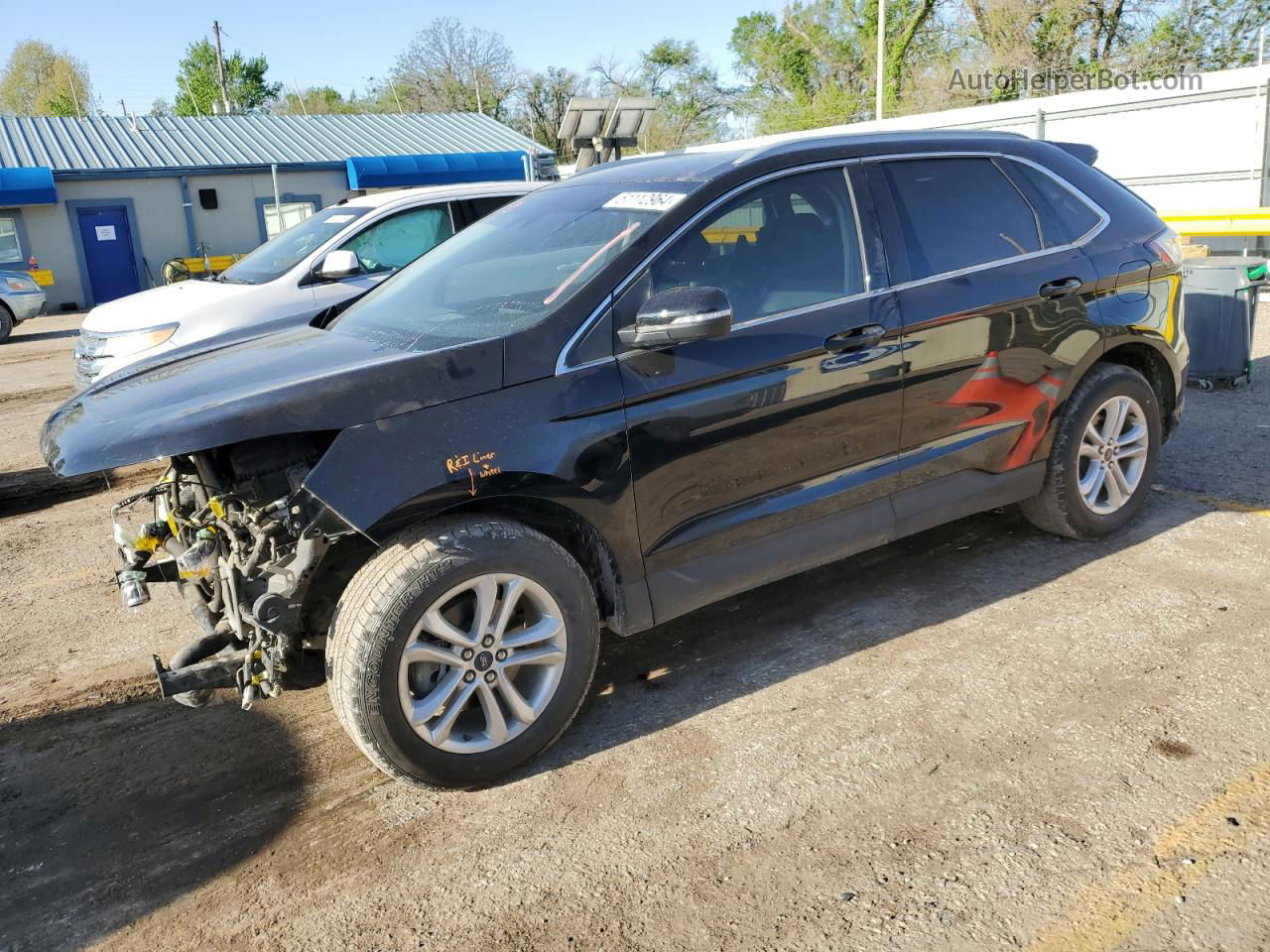 2020 Ford Edge Sel Black vin: 2FMPK3J92LBA29487