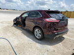 2020 Ford Edge Sel Burgundy vin: 2FMPK3J92LBA32373